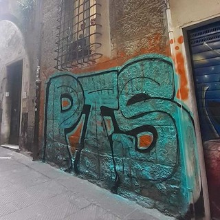 Via Canneto il Lungo, imbrattata Torre Maruffo con un grande murale