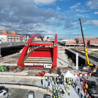 Varato il nuovo ponte del Papa, snodo cruciale per l'accessibilità in porto