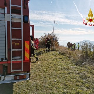 Fungaiolo cade sui piani di Praglia, soccorso dai vigili del fuoco di Genova (FOTO)