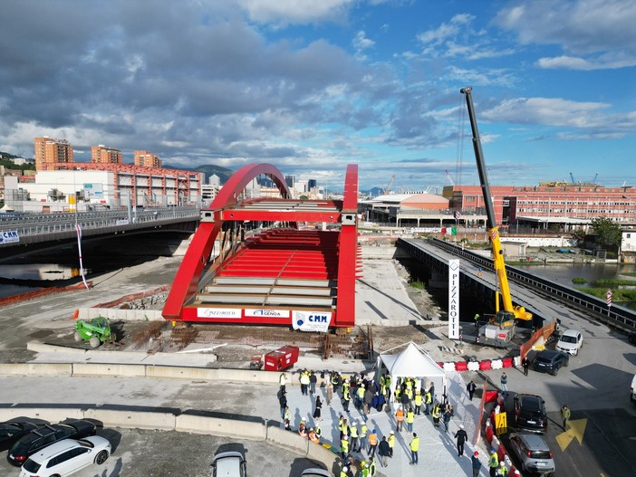 Varato il nuovo ponte del Papa, snodo cruciale per l'accessibilità in porto