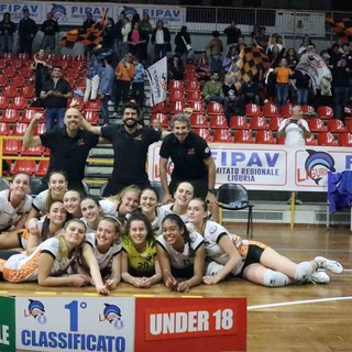 Wonder volley, la squadra under 18 femminile al primo posto del campionato regionale